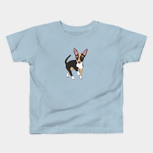 Little tri-color chihuahua Kids T-Shirt